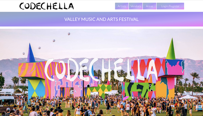 Codechella festival Project